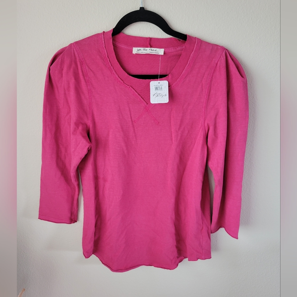 NWT We the free pink top